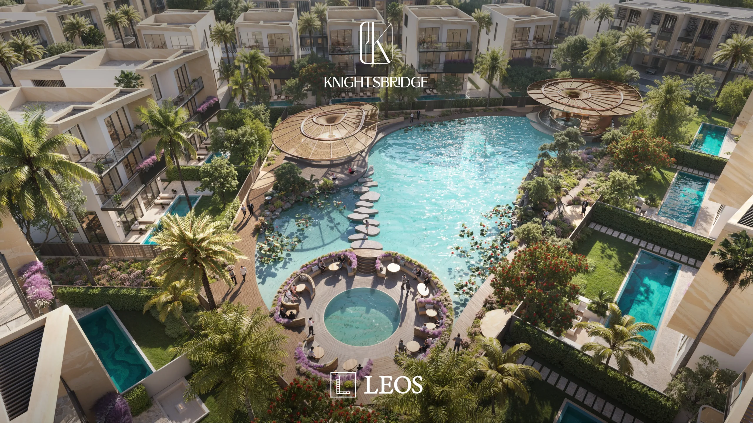 Knightsbridge by LEOS Developments in Meydan featuring British-inspired waterfront architecture