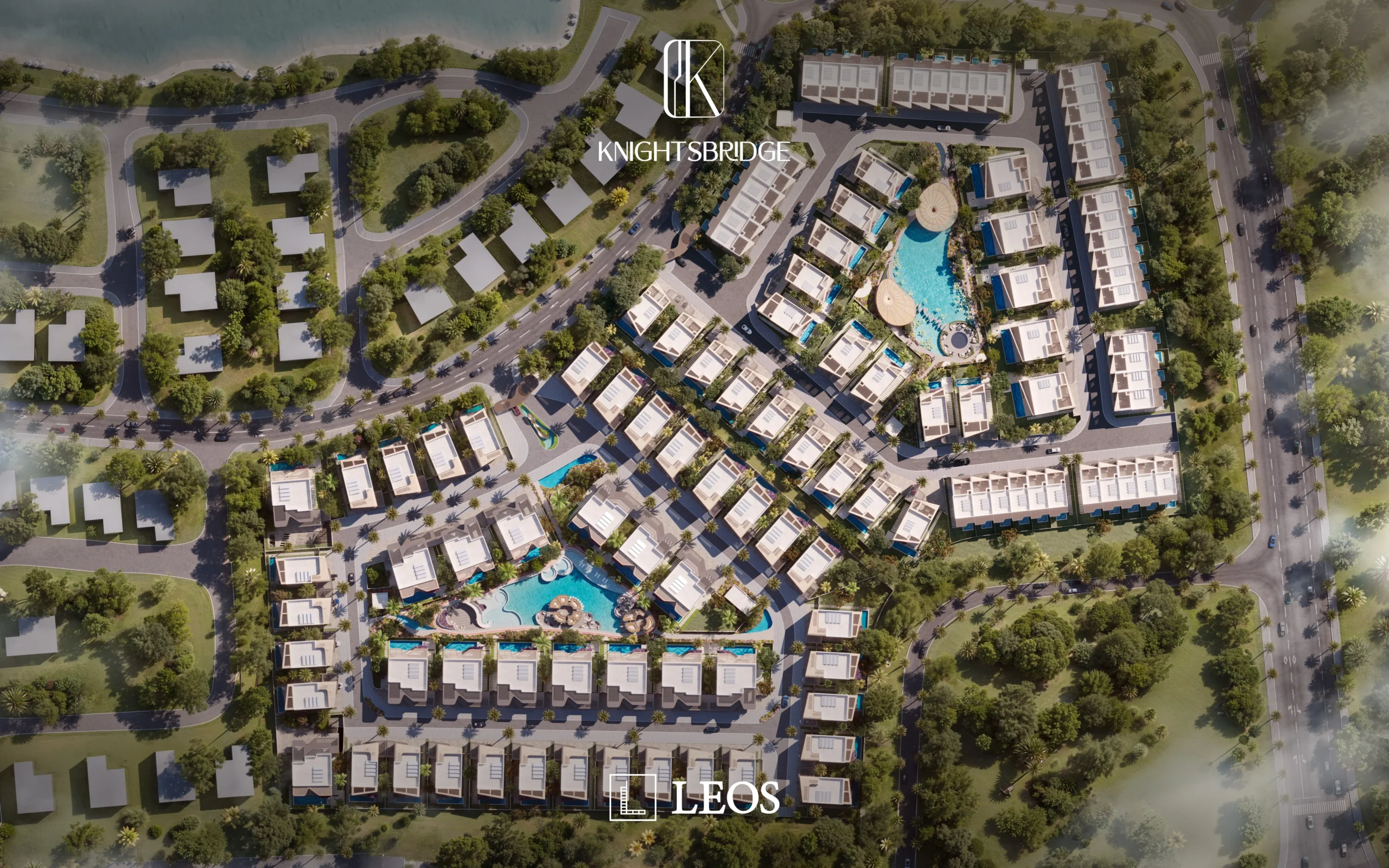 Residential communities in Meydan District 11 with villas, townhouses and landscaped streets