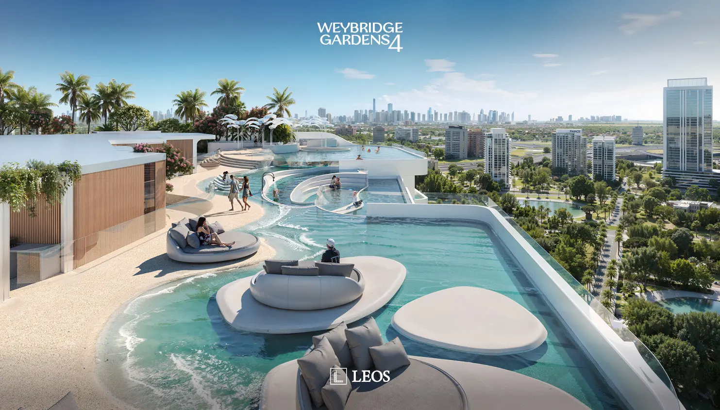 Residential communities in Dubailand with villas, apartments and landscaped streets